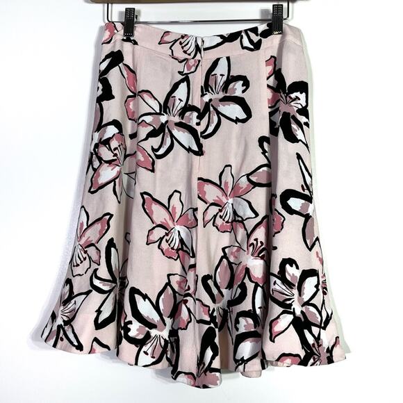 Kate Spade Skirt the Rules Floral Skater Skirt 6 EUC - Picture 5 of 10